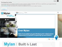 Tablet Screenshot of mylan.nl