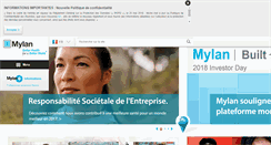 Desktop Screenshot of mylan.fr