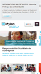 Mobile Screenshot of mylan.fr