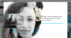 Desktop Screenshot of mylan.com